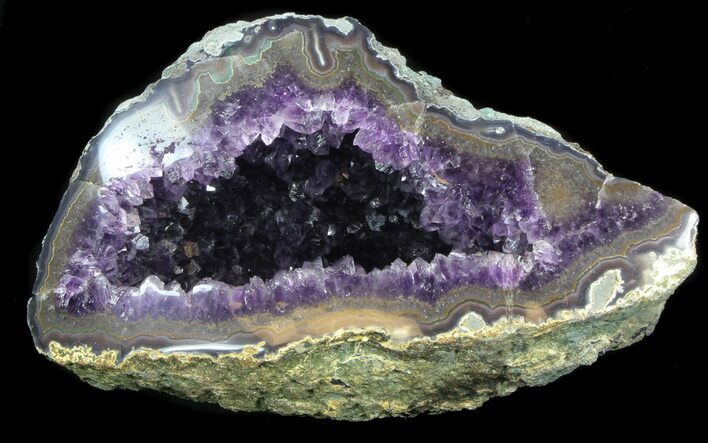 Gorgeous Amethyst Crystal Geode - Uruguay #36474